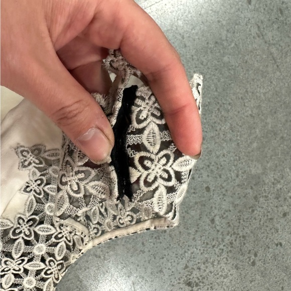 3.1 PHILLIP LIM Lace & Silk Floral Top 6 - Picture 4 of 10